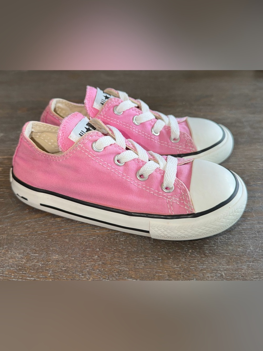 Pink Converse All Star Chuck Taylor Low Top Sneakers size 9 - Picture 3 of 10
